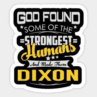 DIXON Sticker